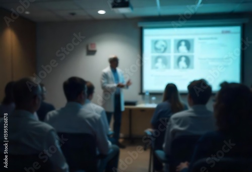 Generative AI Presentation on Medical Advances with Expert Speaker Engaging Audience