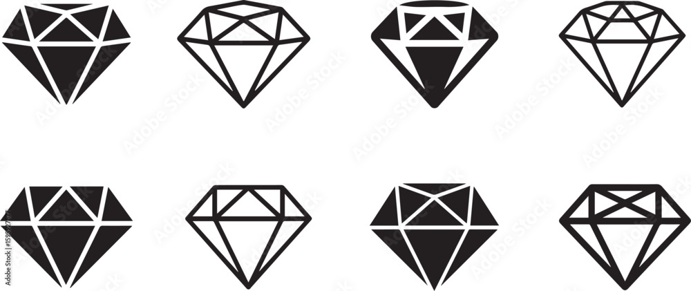 Diamond Icon Set – Transparent PNG and Vector Illustration for Luxury, Jewelry, and UI Design
Diamond Icon Set – Transparent PNG and Vector Illustration for Luxury, Jewelry, and UI Design