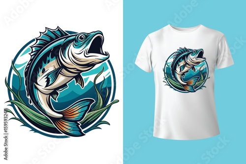 Fishing t-shirt design bundle, Fishing vintage t-shirt collection, vintage fishing t-shirt set graphic illustration, Fishing vector emblem
