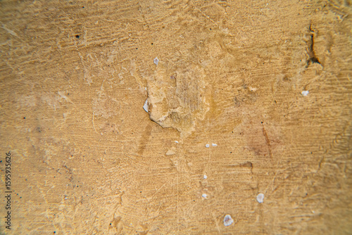 cracked yellow wall