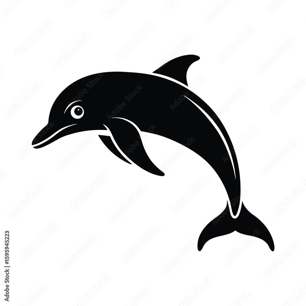Fototapeta premium dolphin vector illustration