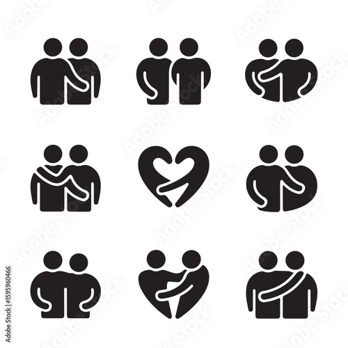 Friendship Icon Set 