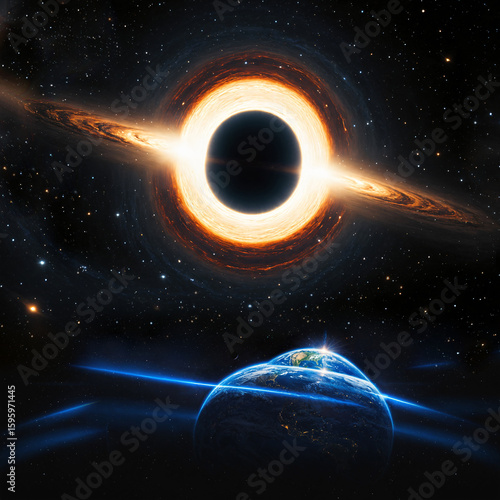 earth in proximity to a glo...