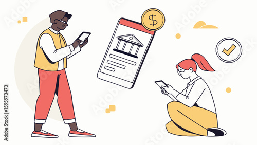 Digital Banking Transactions by Diverse Individuals.