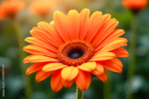 orange gerber daisy