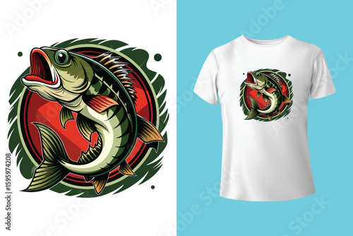 Fishing t-shirt design, Fishing vintage t-shirt , vintage fishing t-shirt graphic illustration, Fishing vector