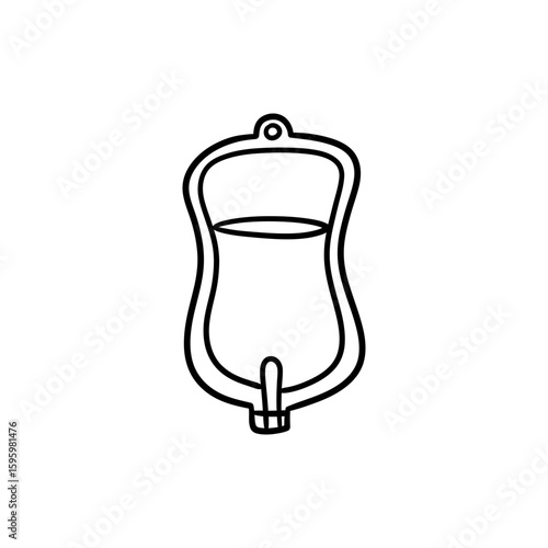 Urinary Bag Shape for Healthcare and Medical Use