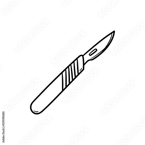 Scalpel with Sharp Edge for Surgical Procedures