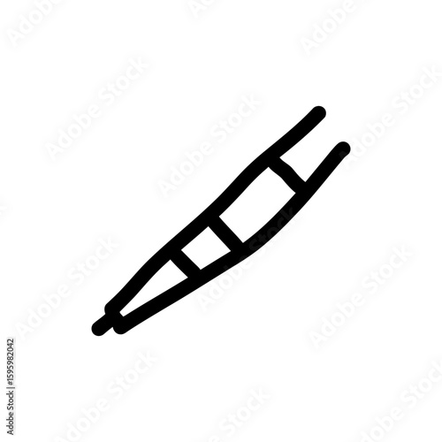 Incision Line with Edges for Surgical Procedures Illustration