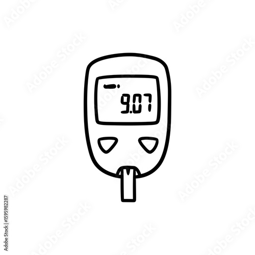 Glucose Meter with Screen for Blood Sugar Monitoring
