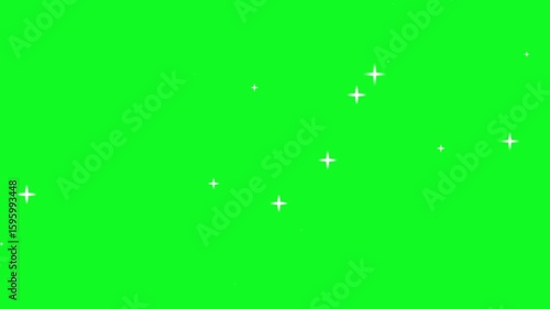 Wallpaper Mural Twinkle light stars blink looping animation 4k Alpha background. Loopable Beautiful stars twinkling at night. Glitter sparkle animated. 4K Chroma key 3d animation Video for holidays, new year Torontodigital.ca