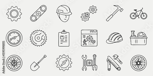 set of different kinds of tools