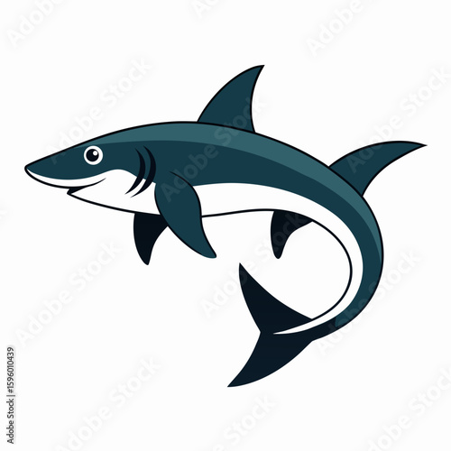 Dogfish  fish vector illustration perfect for posters, icon, t-shirts, cards, wall art prints and ai design.