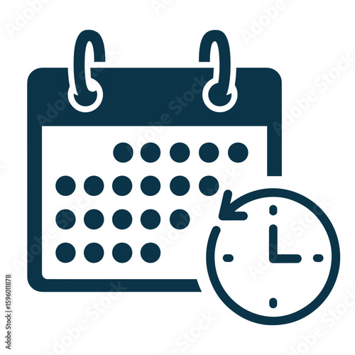 Calendar and Schedule Icon – Planner, Reminder, and Deadline Vector for Time Management