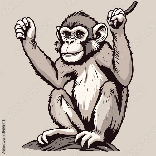 Print common name that may refer to most mammals of the inf also known as simians. Traditionally, all animals in the group now known as simians are counted as monkeys except the ap
