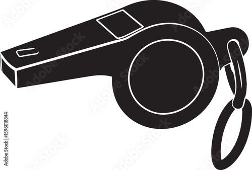 Referee Whistle for Netball Icon Vector