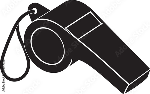 Referee Whistle for Netball Icon Vector