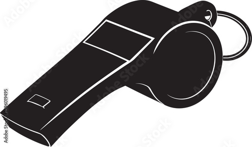 Referee Whistle for Netball Icon Vector