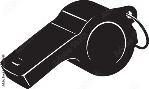 Referee Whistle for Netball Icon Vector