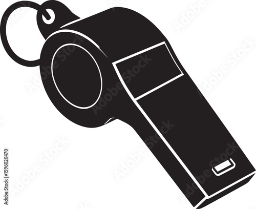 Referee Whistle for Netball Icon Vector