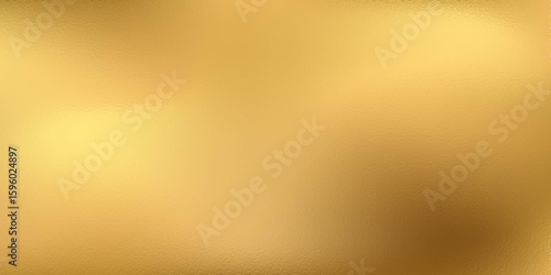 Gold foil leaf texture, glass effect background vector illustration.