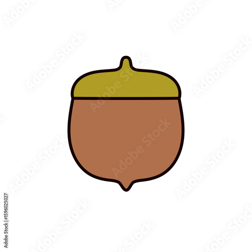 どんぐりのイラスト