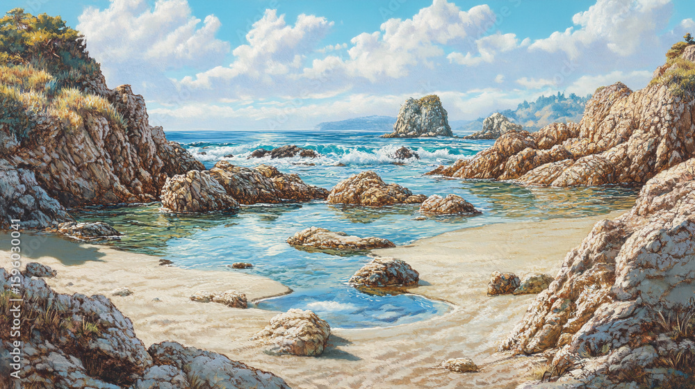 Fototapeta premium beach and sea