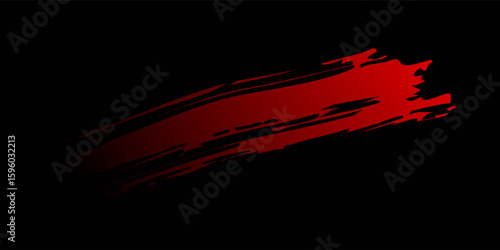 Black and red abstract grunge background with halftone style modern arts.simple mode type3
