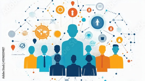 Leadership qualities infographics showing key traits management styles team motivation communication skills decision making professional growth visualization charts