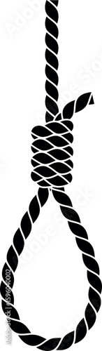 Noose Symbol of Despair, Crisis & Execution Icon