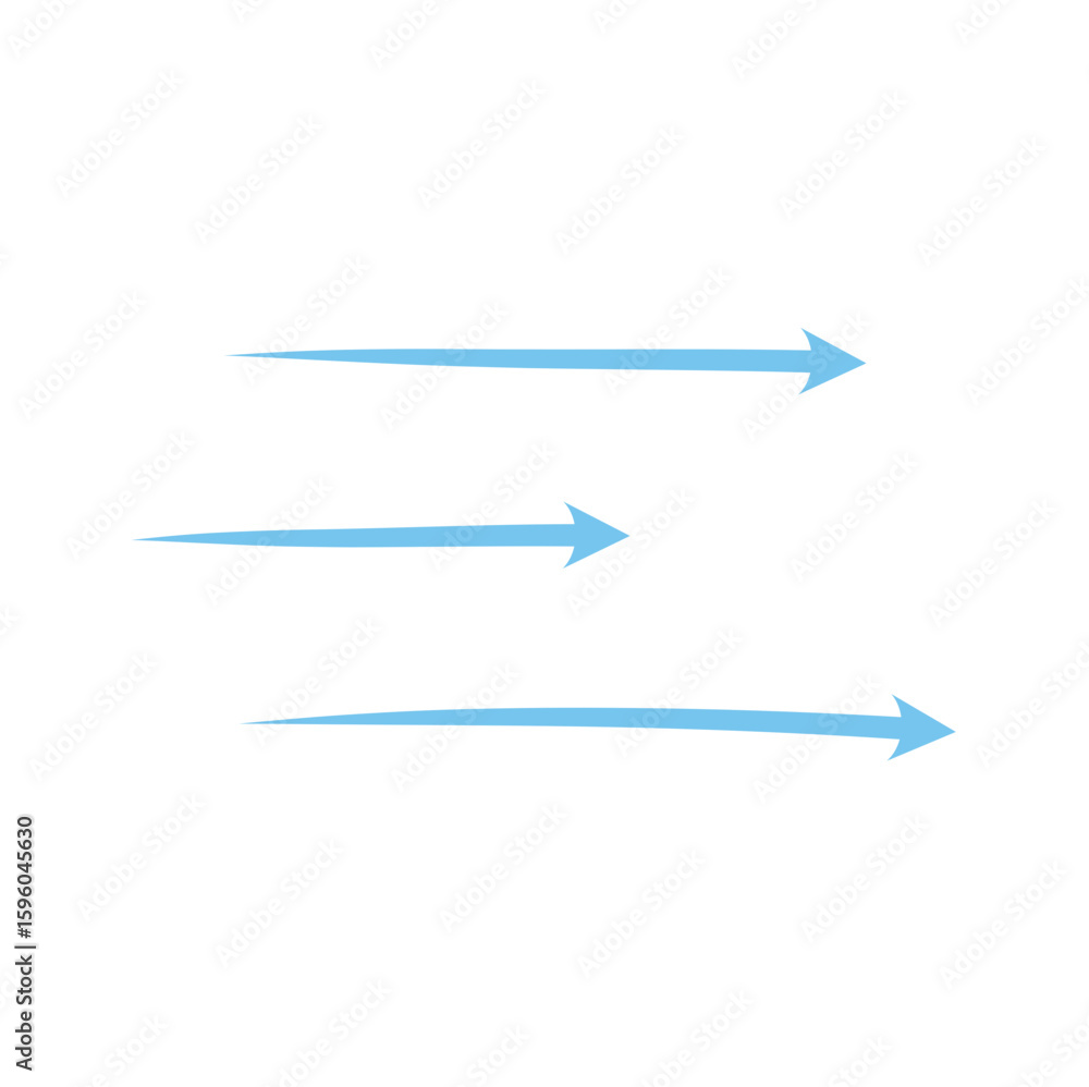 Fototapeta premium Airflow icon vector. Fresh air circulation for air purification, ventilation or conditioning visualization