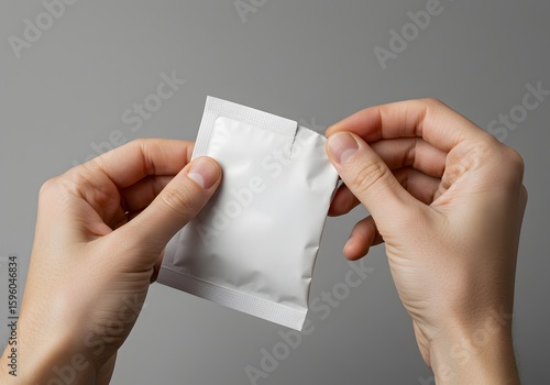 Sachet Rip Packaging Concept Close-Up