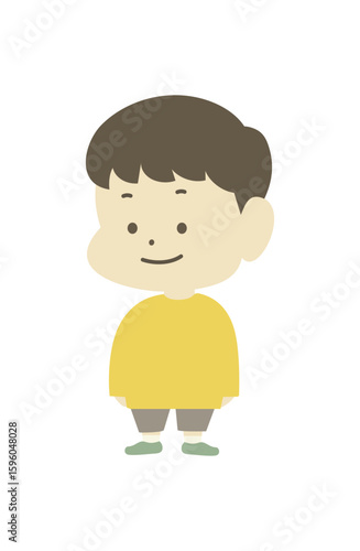 立っている男の子