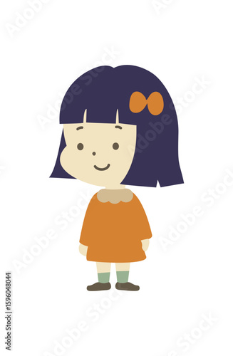 立っている女の子