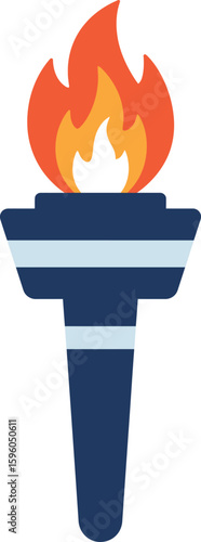 Olympic torch flame