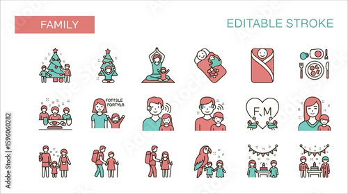 Family life and activities people children
