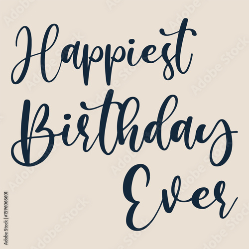 Modern birthday wishes typography, perfect for print and digital celebrations.