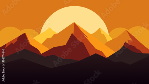 Golden Hour in the Alpine Mountains of Slovenia