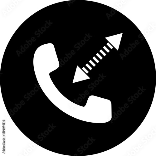 Outgoing Call Icon | Dialed Call Symbol for Call History