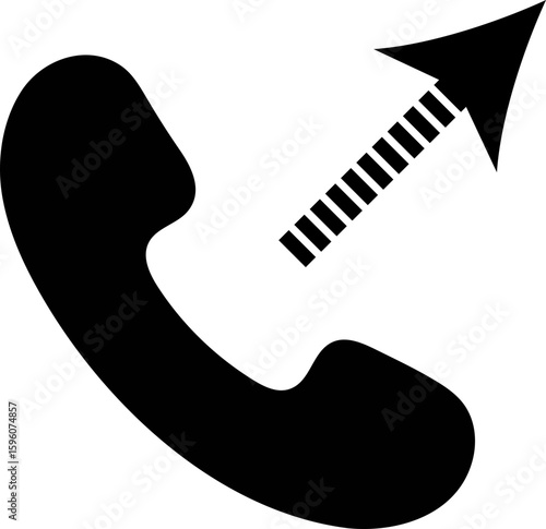 Outgoing Call Icon | Symbol for Dialed & Placed Calls