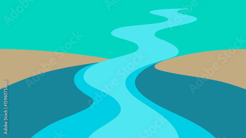 Stream Cascading Over Edge Long Exposure