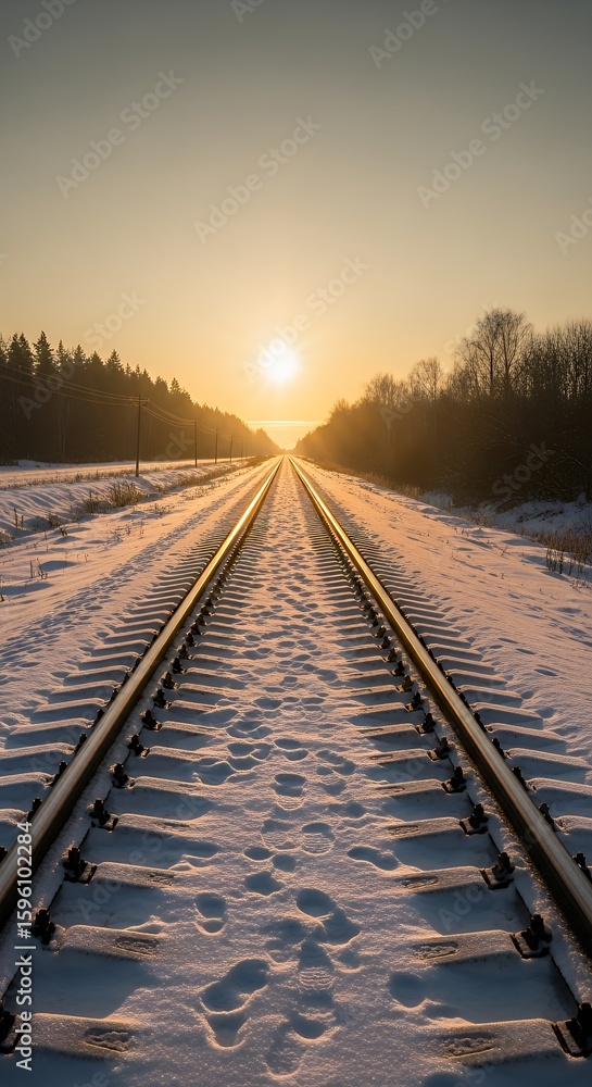 Fototapeta premium Breakfast Table with Toast, Berries, and Tea Cups in Soft Morning Light
