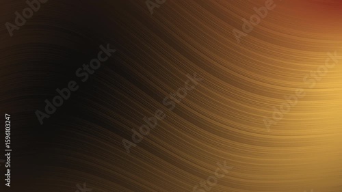 Abstrakte Wellenform, Gold- und Brauntöne