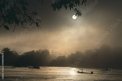Canvastavla Guyane-forêt tropicale-paysages-plage