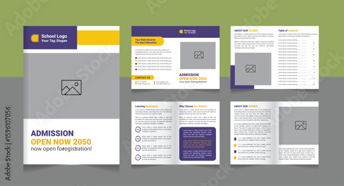School admission social media post. back to school social media post banner design set. Back to school admission promotion banner. school admission template for social media template