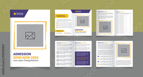 School admission social media post. back to school social media post banner design set. Back to school admission promotion banner. school admission template for social media template