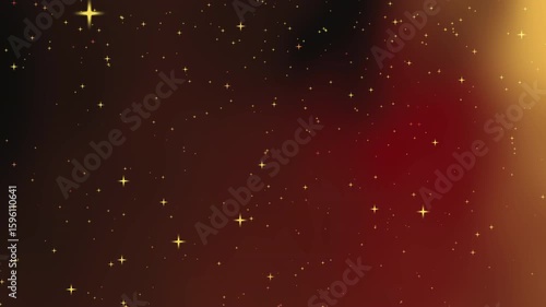 Abstrakte Sternenhimmel-Aufnahme mit Farbverlauf