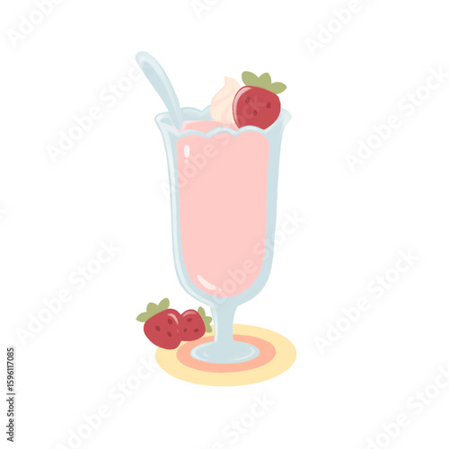 strawberry milkshake 