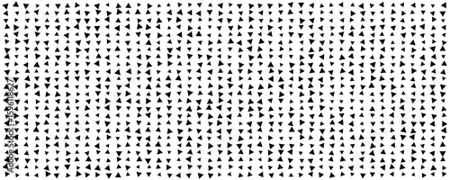 Random triangle geometric pattern, geometry background. Black triangles simple design