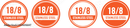 Free Download Orange circles with white text stainless steel, orange, white, circles, text, stainless steel, graphic, design, symbol, emblem, logo, branding, material, composition, information, label, mark, icon, g - GFXLoad